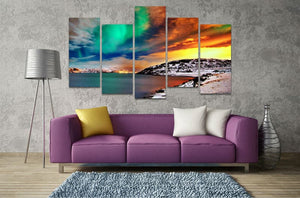Framed 5 Panels - Landscape