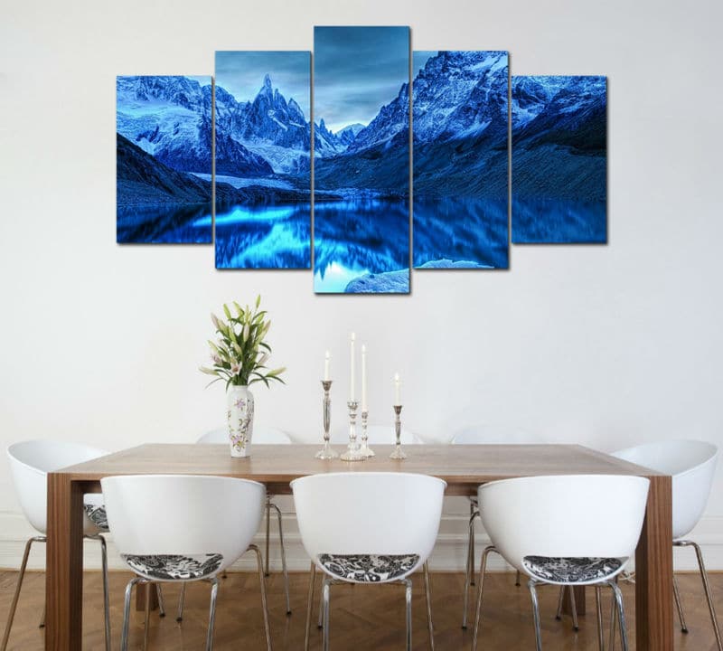 Framed 5 Panels - Landscape