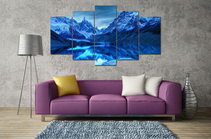Framed 5 Panels - Landscape
