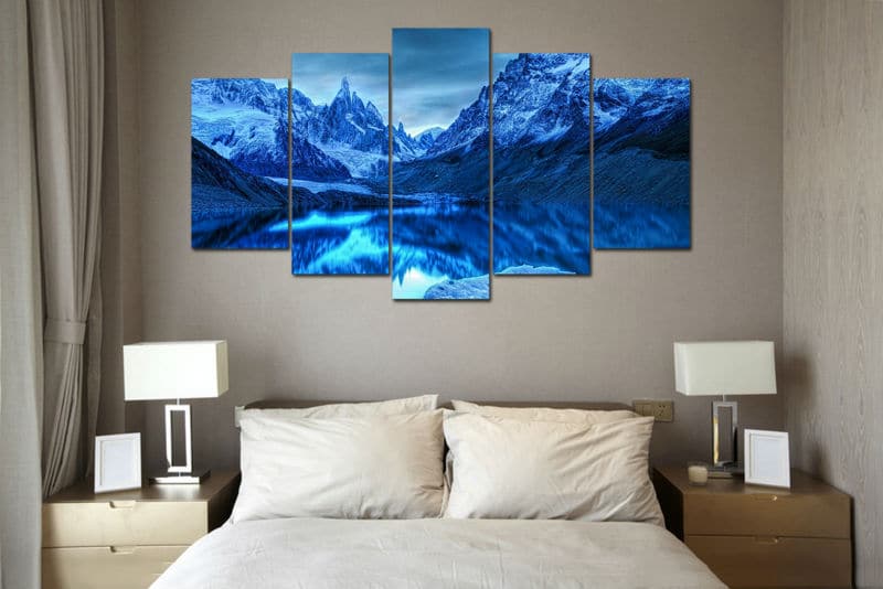 Framed 5 Panels - Landscape