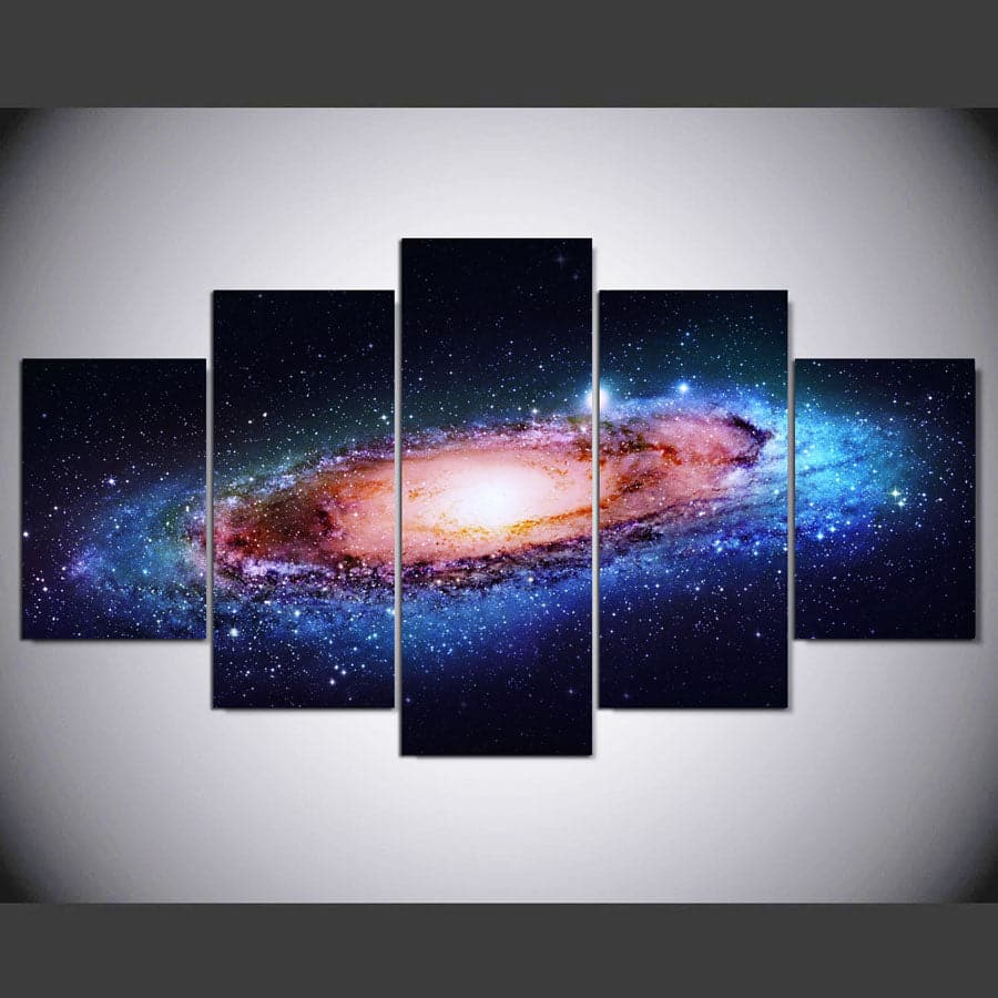 Framed 5 Panels - Space