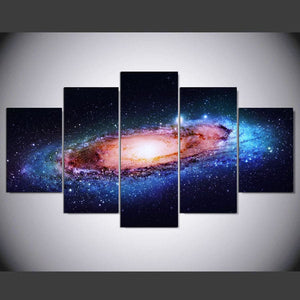 Framed 5 Panels - Space
