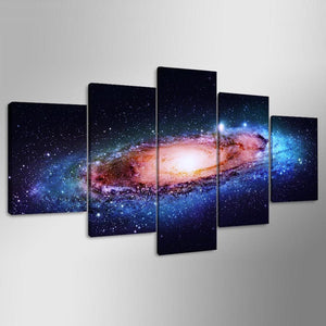 Framed 5 Panels - Space