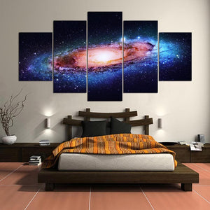 Framed 5 Panels - Space