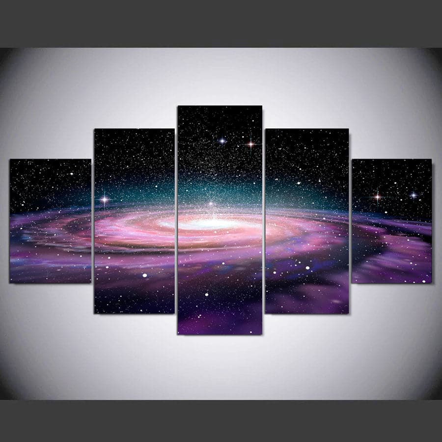 Framed 5 Panels - Space