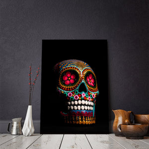 Framed 1 Panel - Skull Art