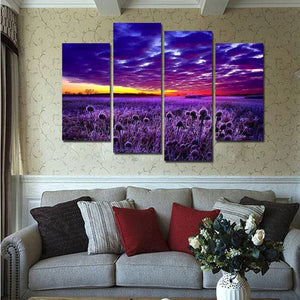 Framed 4 Panels - Landscape