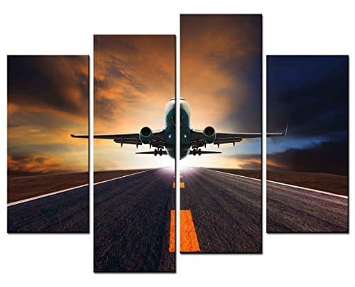 Framed 4 Panels - Take off