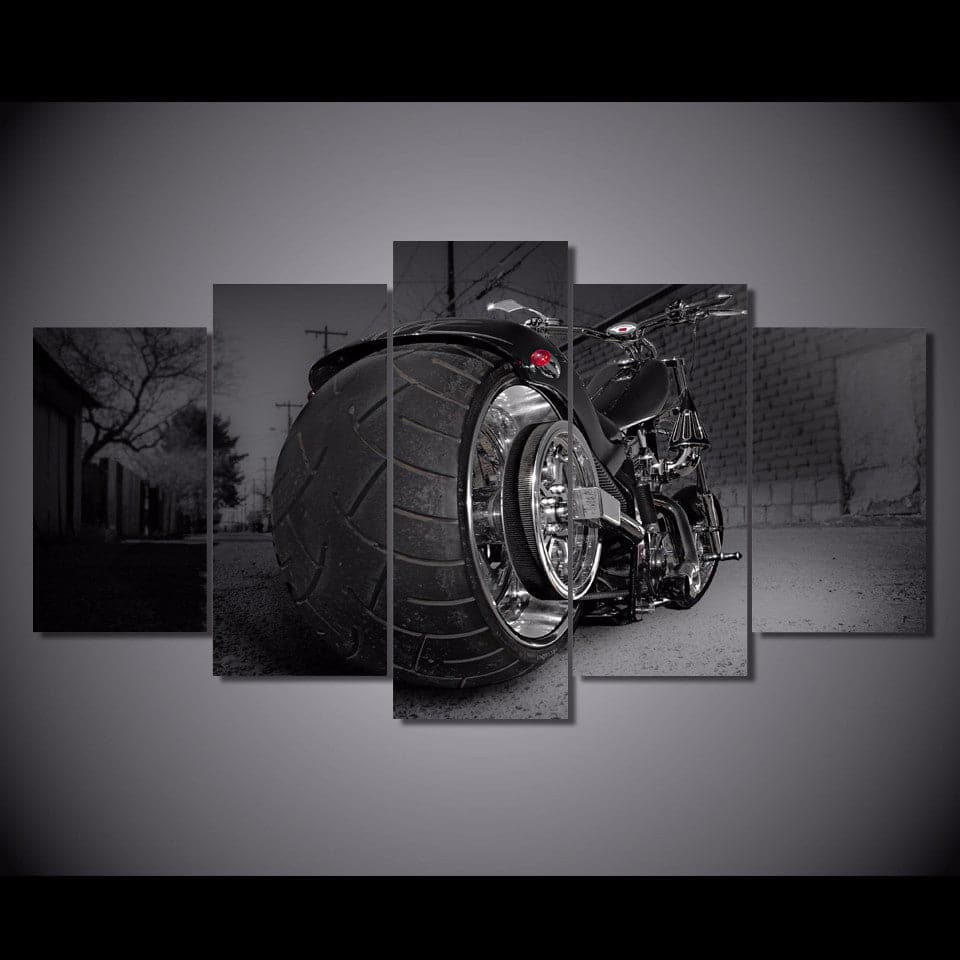 Framed 5 Panels - Harley Davidson