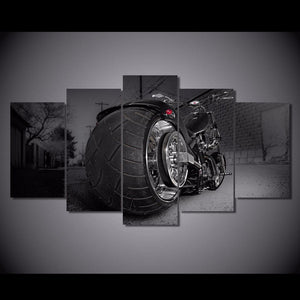 Framed 5 Panels - Harley Davidson