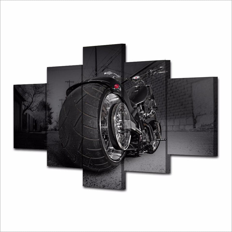 Framed 5 Panels - Harley Davidson