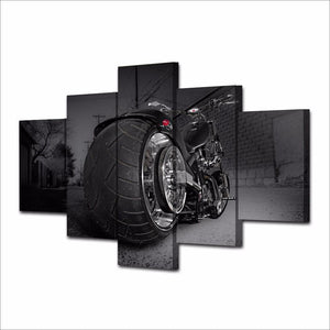 Framed 5 Panels - Harley Davidson