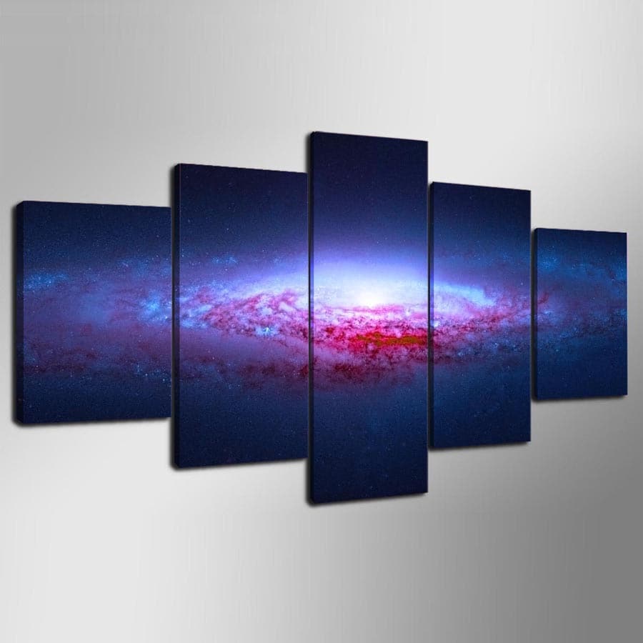 Framed 5 Panels - Space