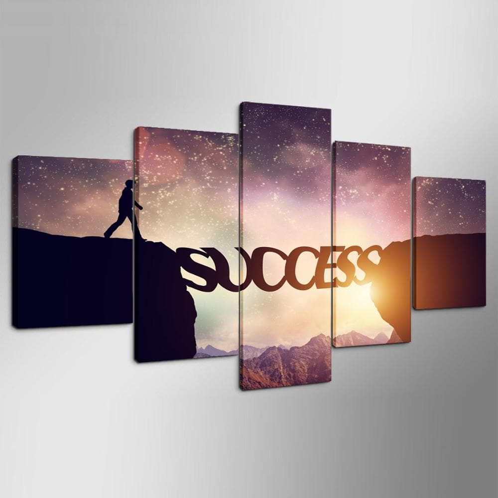Framed 5 Panels - Success