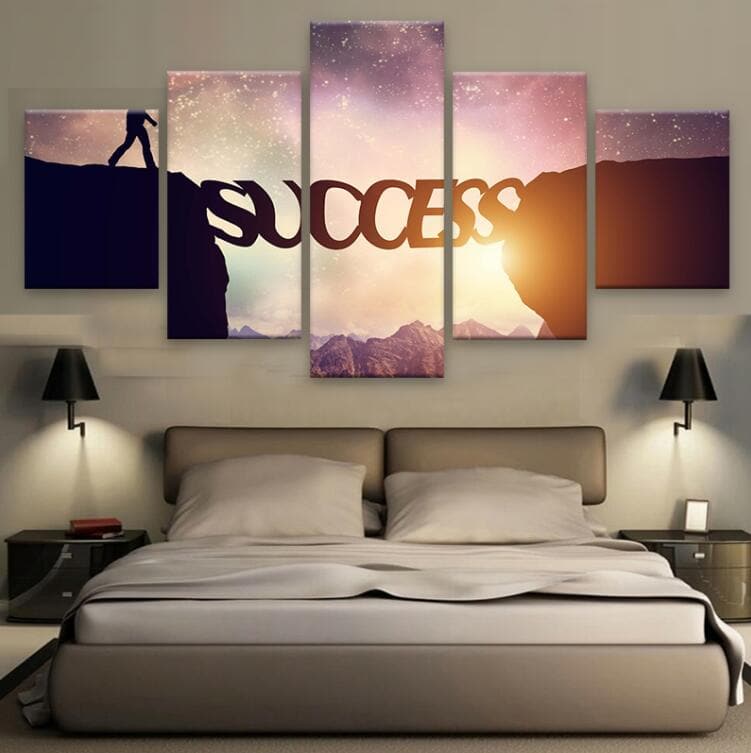 Framed 5 Panels - Success