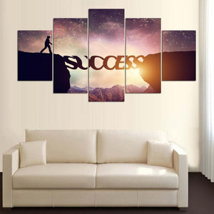 Framed 5 Panels - Success