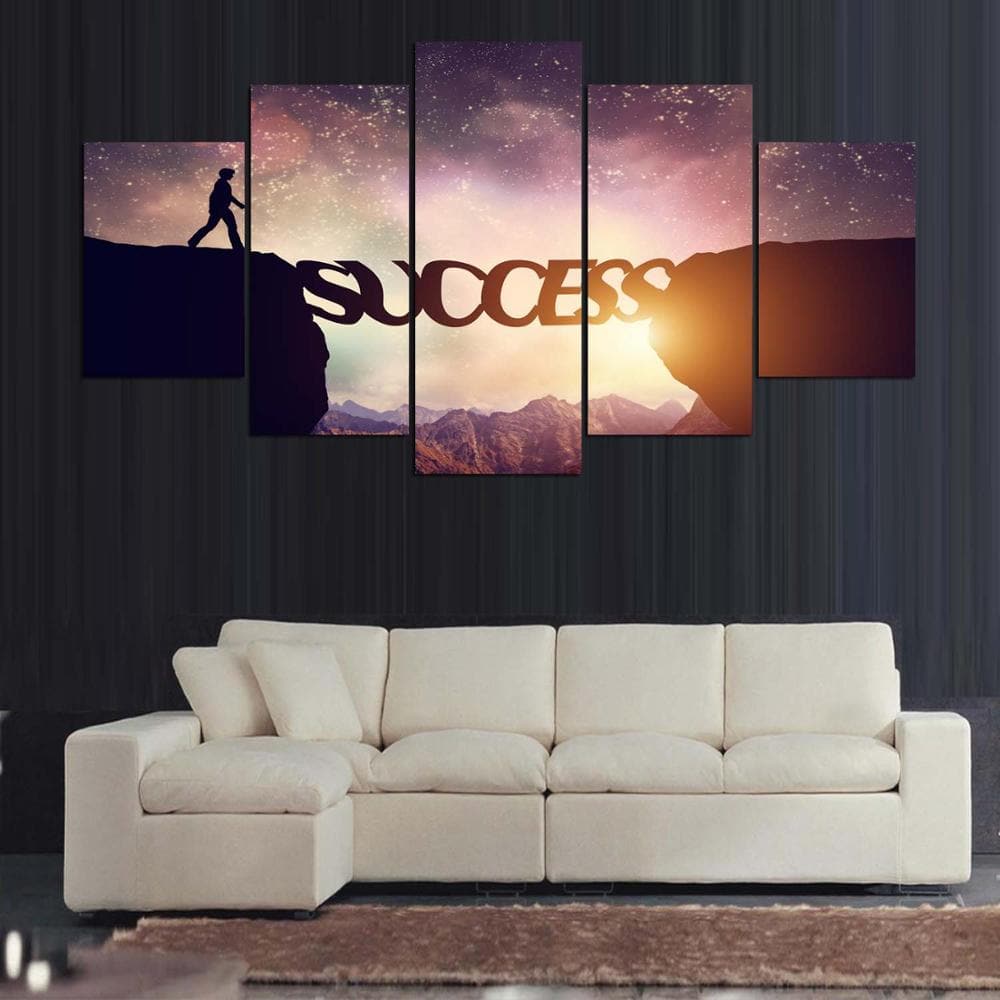 Framed 5 Panels - Success