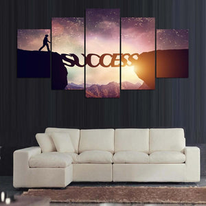 Framed 5 Panels - Success