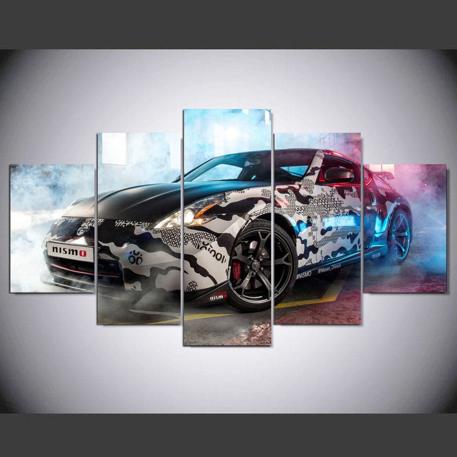 Framed 5 Panels - Nissan 370Z