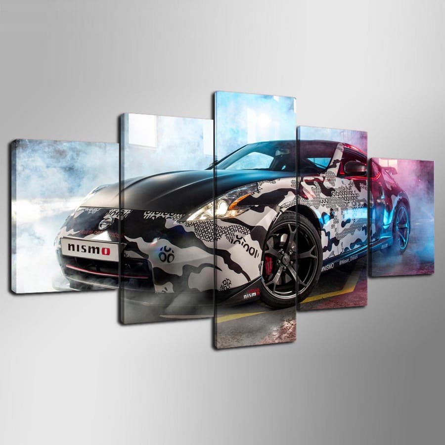 Framed 5 Panels - Nissan 370Z
