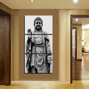 Framed 3 Panels - Buddha