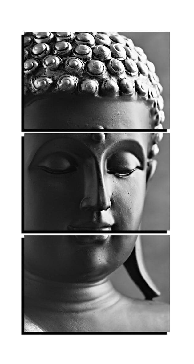 Framed 3 Panels - Buddha