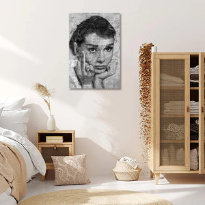Framed 1 Panel - Audrey Hepburn