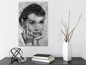 Framed 1 Panel - Audrey Hepburn