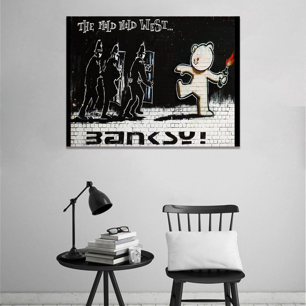 Framed 1 Panel - Banksy