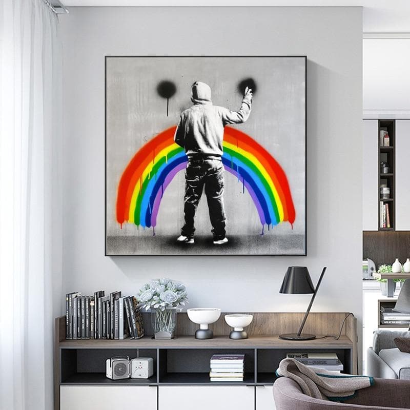 Framed 1 Panel - Street Art