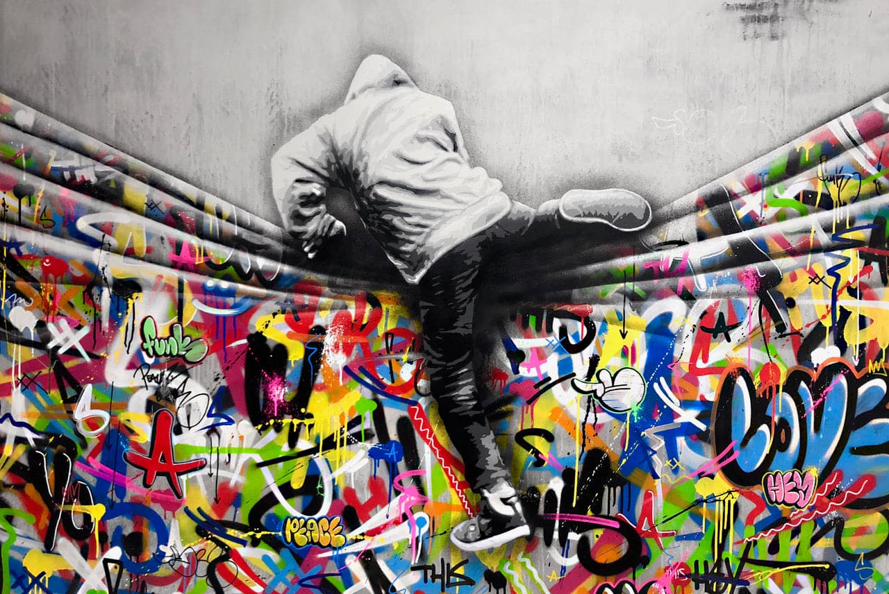 Framed 1 Panel - Street Art