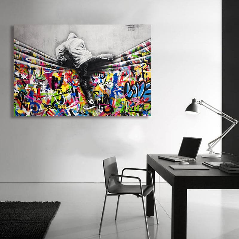 Framed 1 Panel - Street Art