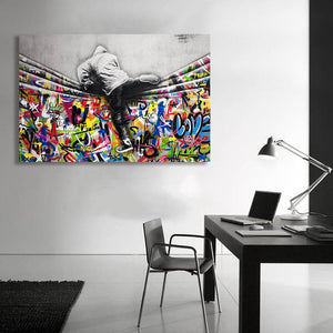 Framed 1 Panel - Street Art