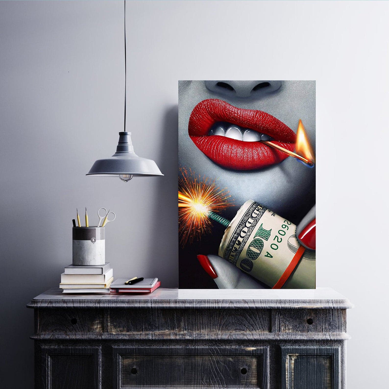 Framed 1 Panel - Money Bomb