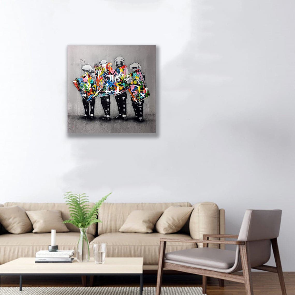 Framed 1 Panel - Street Art