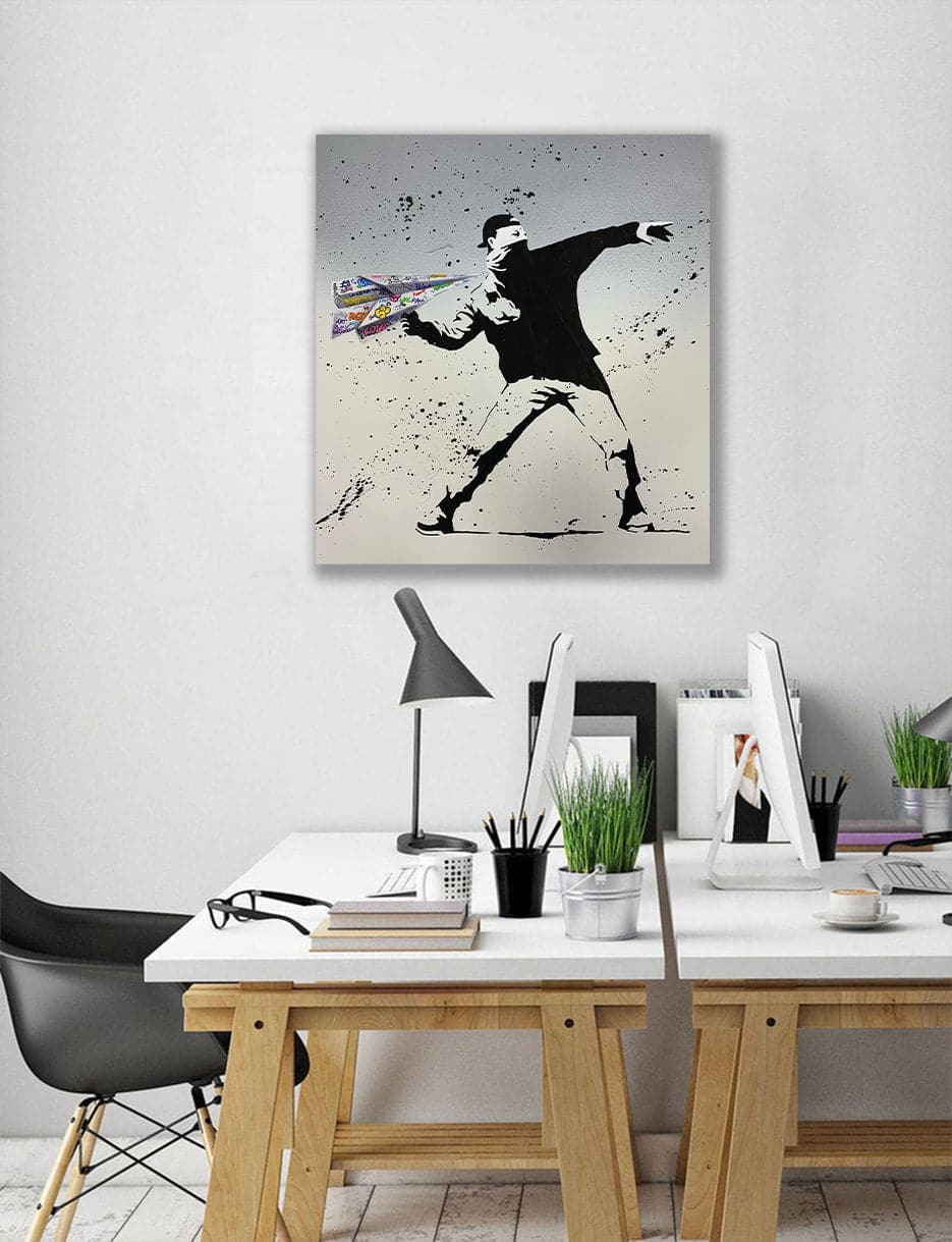 Framed 1 Panel - Banksy