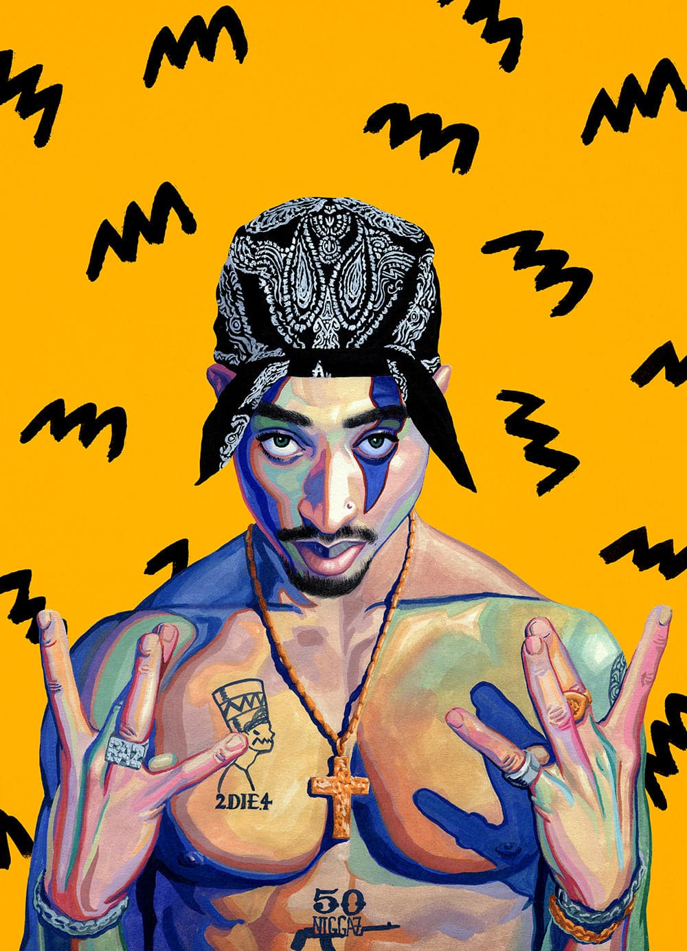 Framed 1 Panel - Tupac