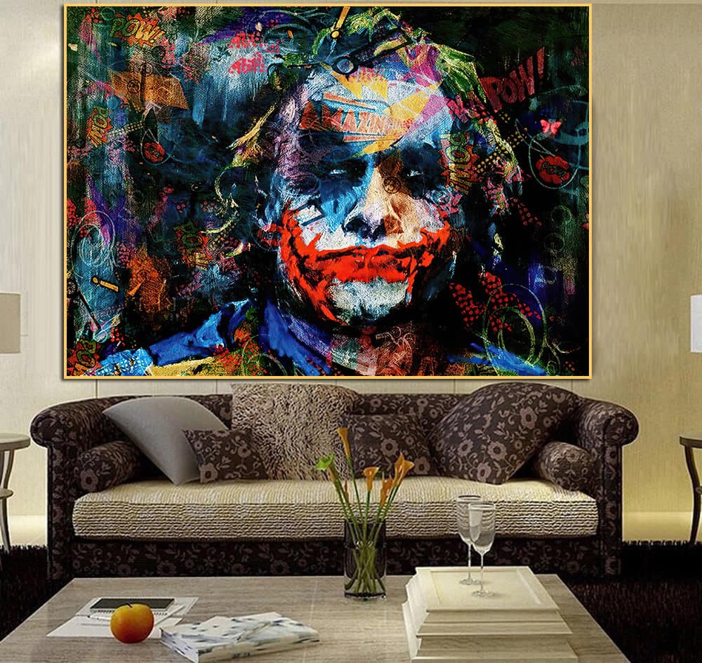 Pine Stretched  Framed 1 Panel - Joker