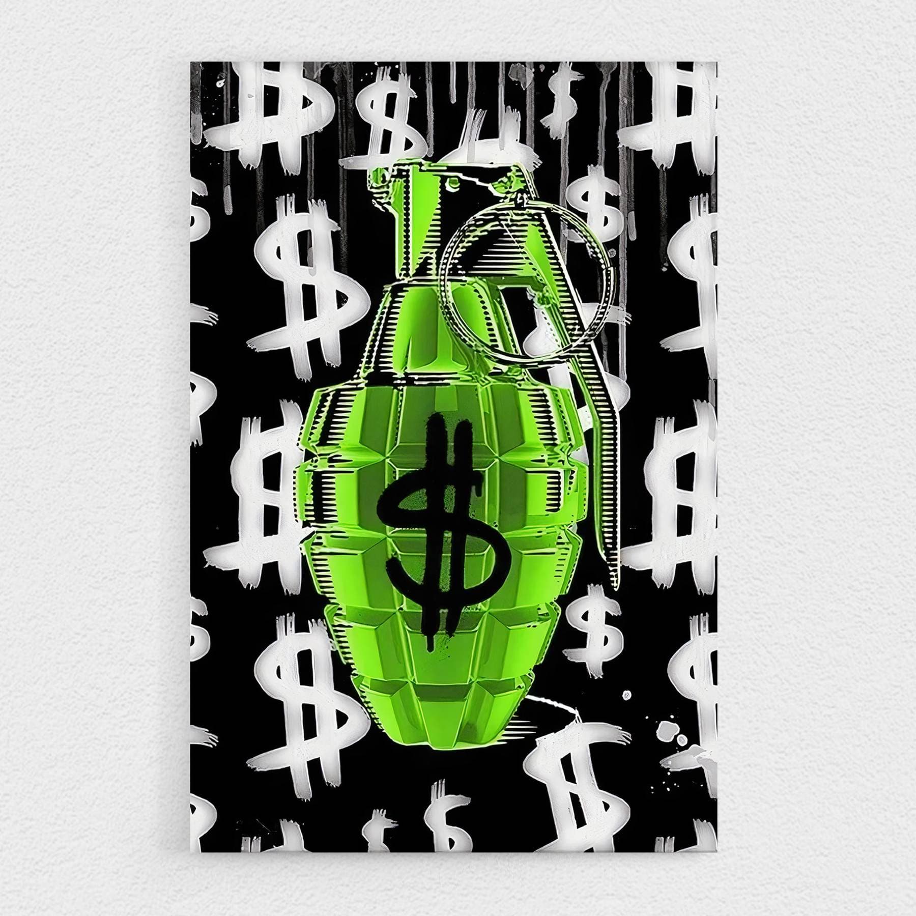 Framed 1 Panel - Money Bomb