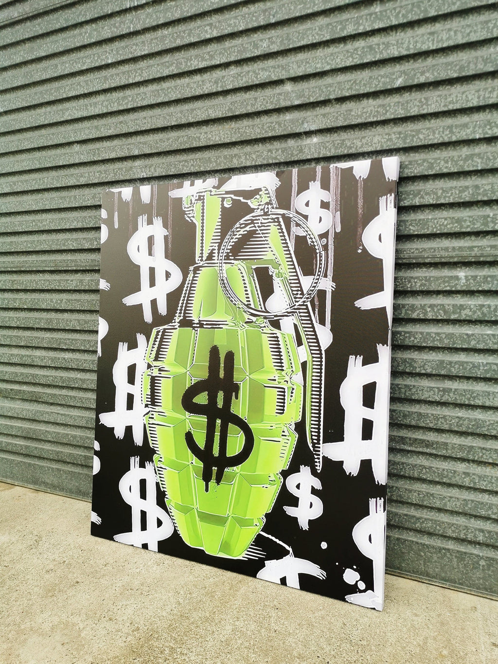 Pine Stretched  Framed 1 Panel - Finished Products - Money Bomb