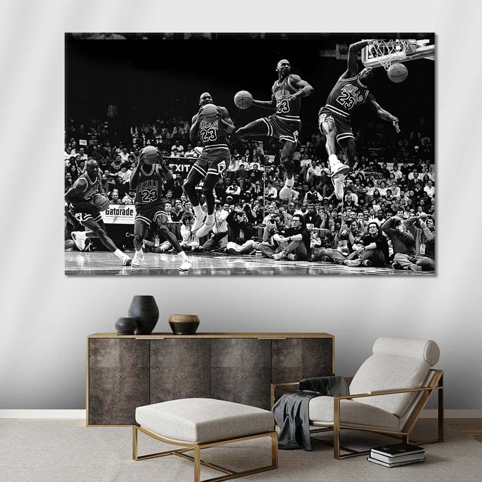 Framed 1 Panel - Michael Jordan Dunk