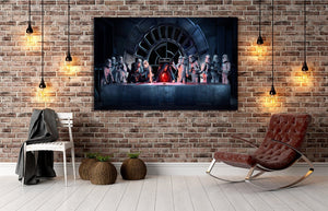 Framed 1 Panel - Last Supper Star War Version