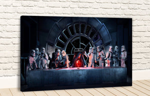 Framed 1 Panel - Last Supper Star War Version