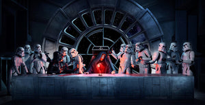 Framed 1 Panel - Last Supper Star War Version