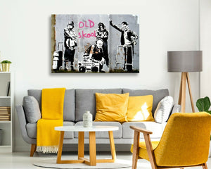 Framed 1 Panel - Banksy - Old Skool