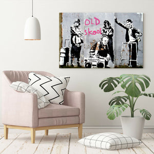 Framed 1 Panel - Banksy - Old Skool