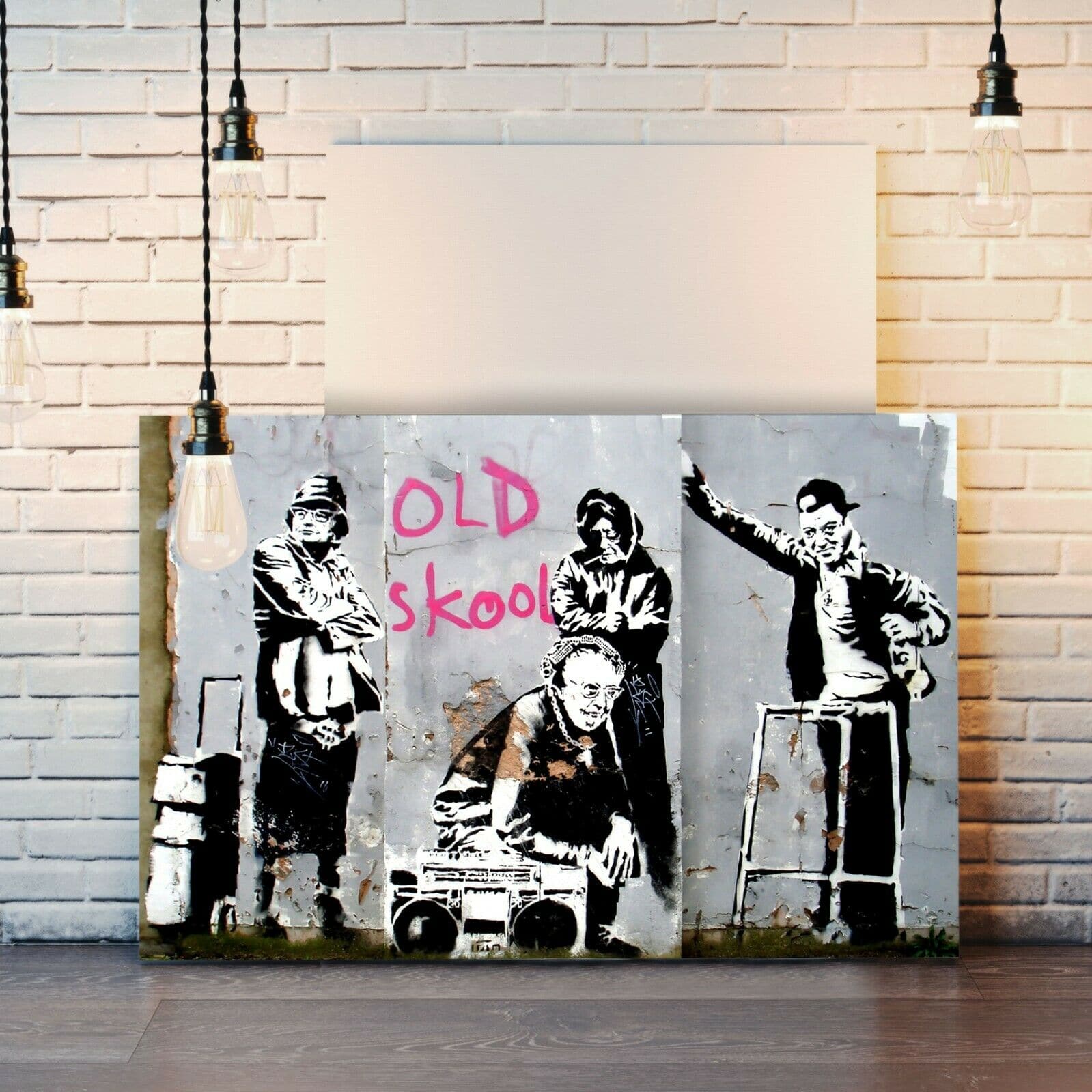 Framed 1 Panel - Banksy - Old Skool