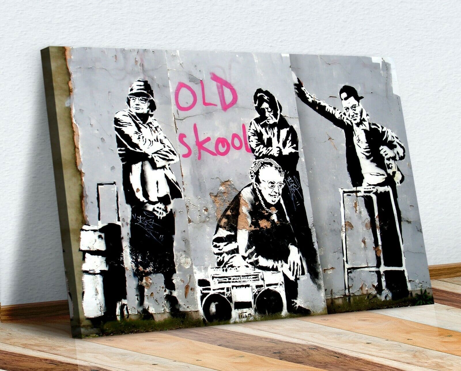 Framed 1 Panel - Banksy - Old Skool