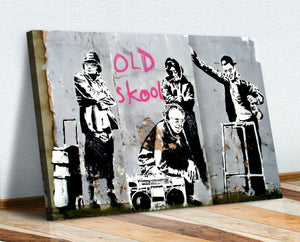 Framed 1 Panel - Banksy - Old Skool
