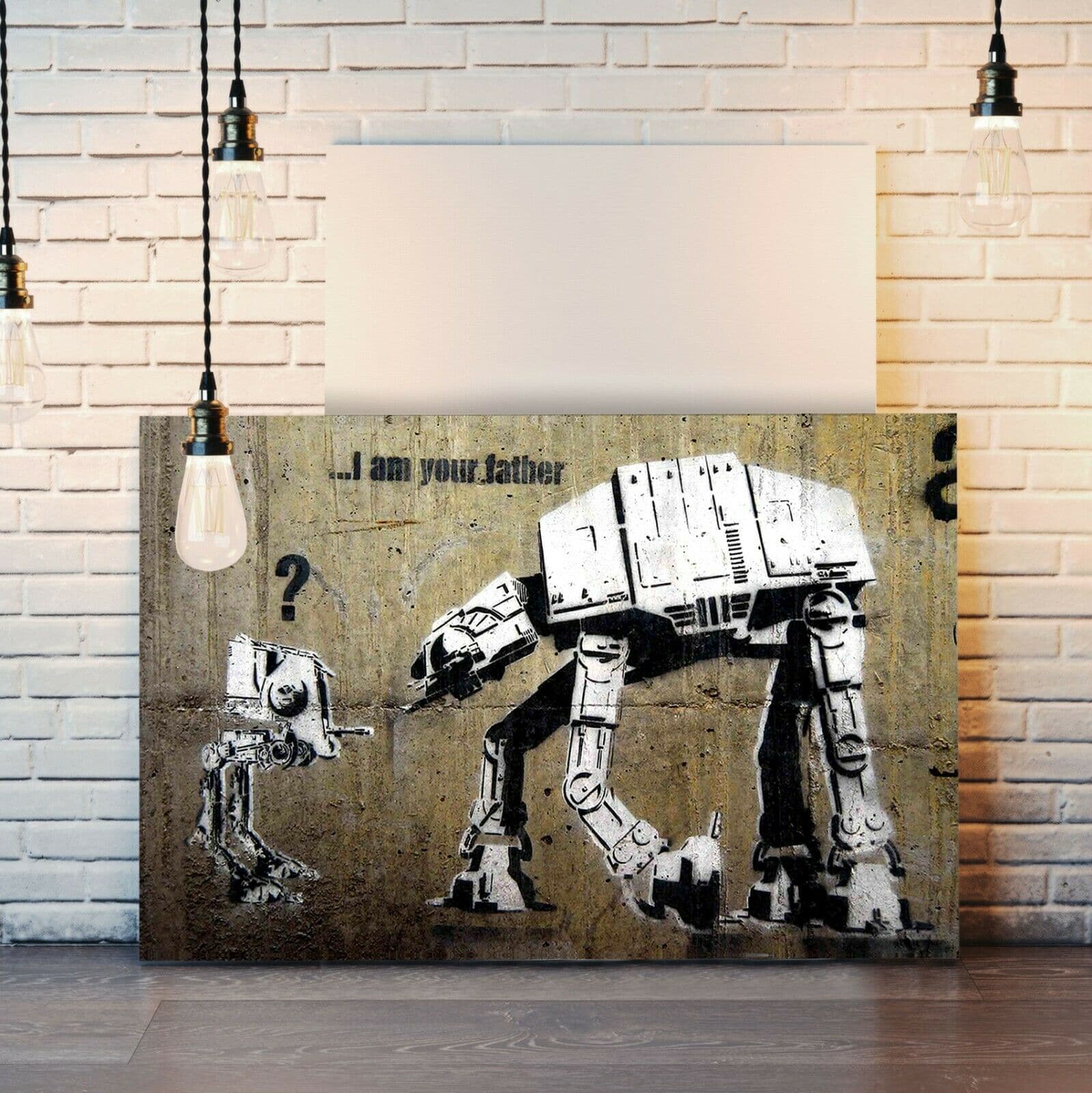 Framed 1 Panel - Banksy - I Am Your Father
